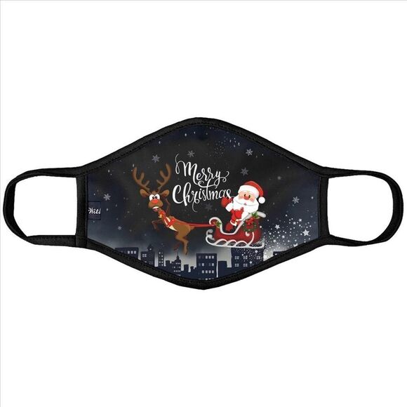 Any 2 for $13 or 4 $20 Merry Christmas with Santa Facemask - Picture 1 of 2